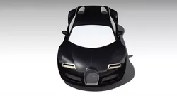Bugatti Veyron Low-poly 3D model
