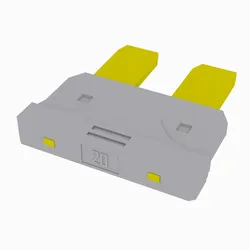 Car Fuse Low-poly 3D model