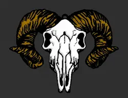 Characters & Creatures STL Download - goat skull keychainby d3den