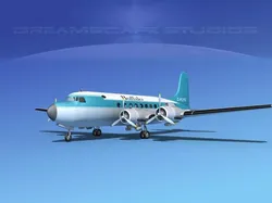 Douglas DC-4 Buffalo Airlines 3D model