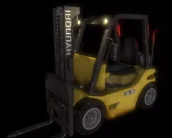 Forklifts forklift Low-poly 3D model