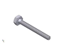 Hex Head Metric 3x25mm 3D print model