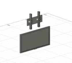 Home Appliance Accessories STL تنزيل - 1/18 تلفزيون مع دعامة / تلفزيون مع دعامة حائط 1/18 تلفزيون مع دعامة حائط - Vendetta3Diorama