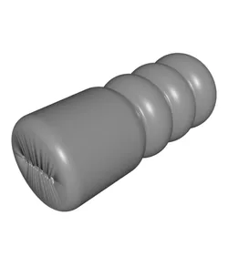 Japandi Vase ZARA - Minimalist Wavy Design