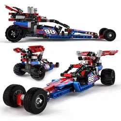 Lego Technic 42010 plus 42011 3D model