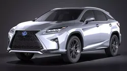 Lexus RX 450h 2016 f-type 3D model