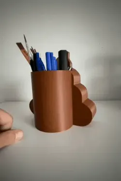 POOP EMOJI - PENCIL / PEN / BRUSH HOLDER