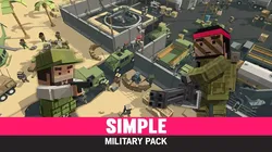 Simple Military - Cartoon Assets Low-poly 3D model