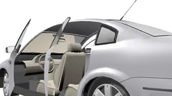 Stranded Car  3D model