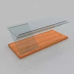 Table 01 low poly Low-poly 3D model