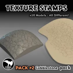 Texture Stamp Pack 2: Rock & Sandstone Collection (10 Different Stamps)