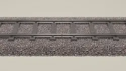 Train Track 3D model