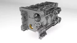 4 Cylinder engine block  3D model