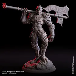 Axus, Forgeborn Barbarian