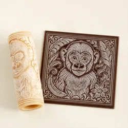Baby Monkey Texture Roller STL File – Digital Download
