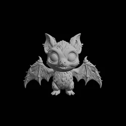 Chibi Forest Bat Print Model