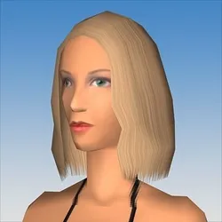 Female Character 02 Low-poly 3D model