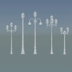 Historic Oakland Iron Street Light pole