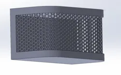 Honeycomb mesh container