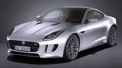 Jaguar F-Type S Coupe 2017 3D model