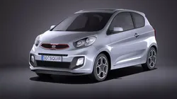 Kia Picanto 2015 3door VRAY 3D model