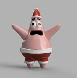 Patrick Star Tree Topper (Xmas)