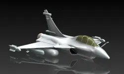 Rafale-Inspired Multirole Fighter Jet – 3D CAD Surface Model