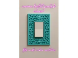 Voronoi light switch cover