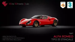 1967 Alfa Romeo Tipo 33 Stradale 3D model