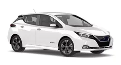 2018 Nissan Leaf White 3D model