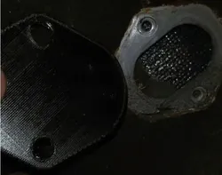 3D printer bestanden | 3MF | Nissan Auto Kabel Blokkeer Plaat