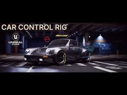Car Control Rig for Unreal Engine  Low-poly 3D model