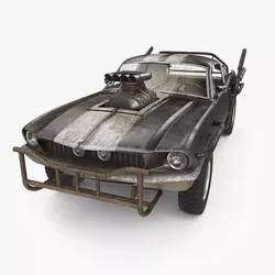 Mad Max Style Car 3D model