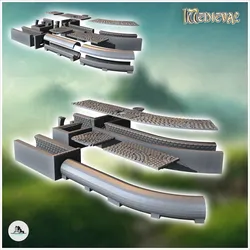 Miniature Games & Accessories STL indir - Rioolbuizenset met buitenbestrating (1) - miniaturen warham - Hartolia Miniatures