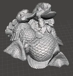 Other STL Download - mother duck and childby celticverse