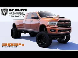 RAM 3500 Longhorn Mega Cab Dually 2024 Refresh 3D model