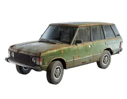 set of rangerover  car  with interior  in 9 color variants az9 Low-poly 3D model