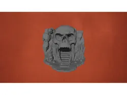 Skull Mountain Cave Entrance – Cavern of Silent Screams | 3D Printable Terrain for RPGs & Wargames