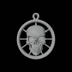 Skull Pendant Medallion