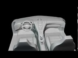 Sports Car Interior 3D model