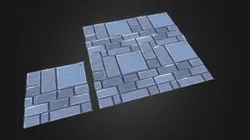 Stylized Tiling Texture - Metal Plates