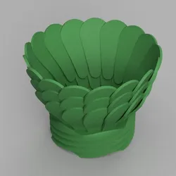 The “PetalForge Decorative Bowl” – Layered Botanical Sculpture | Modern Organic Art Bowl STL | One-Piece Print