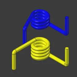 Tonsion Springs of M3 with 2 degrees