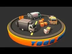 Toon Vehicles Low-poly 3D model