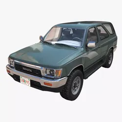 Toyota 4Runner 2 door Low-poly 3D model