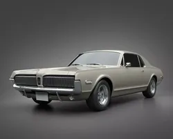 1968 Mercury Cougar 3D model