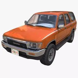 1990 Toyota 4Runner Low-poly 3D model