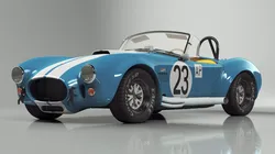 AC Shelby Cobra 1965 Blue Yellow 1965 3D model
