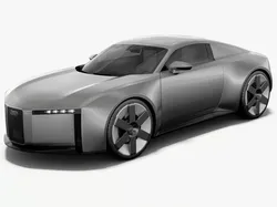 Audi C Concept 2025 with interior 3D model