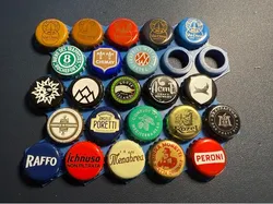 Beer Cap Hex Wall